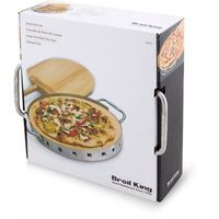 Комплект Broil King Планка для копчения + Набор для пиццы + Нож для пиццы + Стойка для ребер