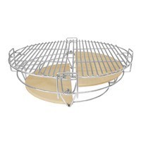 Комплект BergHoff Большой керамический гриль-печь 8500890 + Многоуровневая решетка + Чугунная решетка