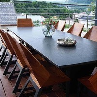 Фото Комплект мебели с гриль-очагом Quan Garden Art на 10 персон черный QN93032