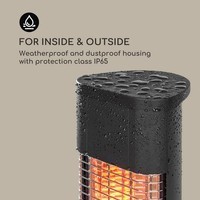 Фото Инфракрасный электрический обогреватель Blumfeldt Heat Guru Plus Black (1,2 кВт) 10035095